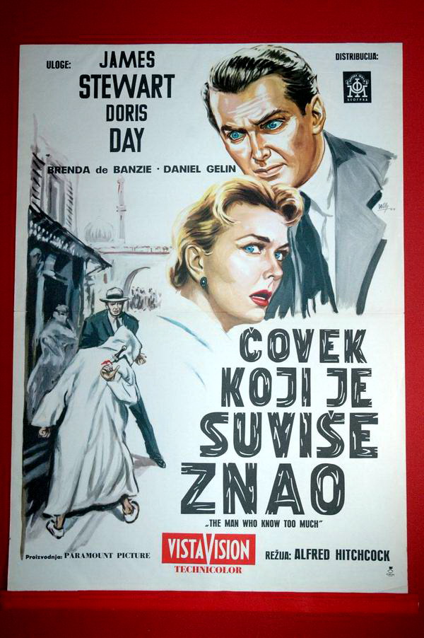 MAN WHO KNEW HITCHCOCK 56 MEGA RARE EXYU MOVIE POSTER