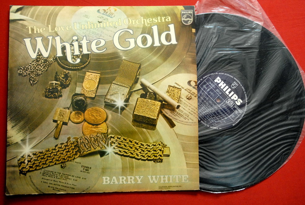 BARRY WHITE GOLD 1975 RARE SPANISH PRESSING LP