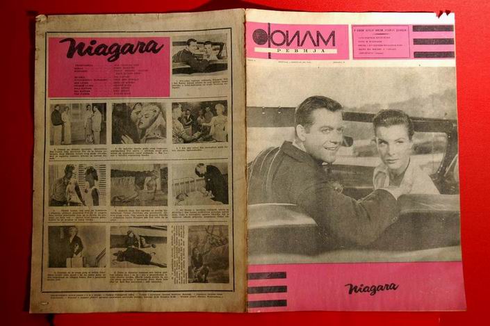 MARILYN MONROE NIAGARA FRONT/BACK COVER MAGAZINE 1954 !