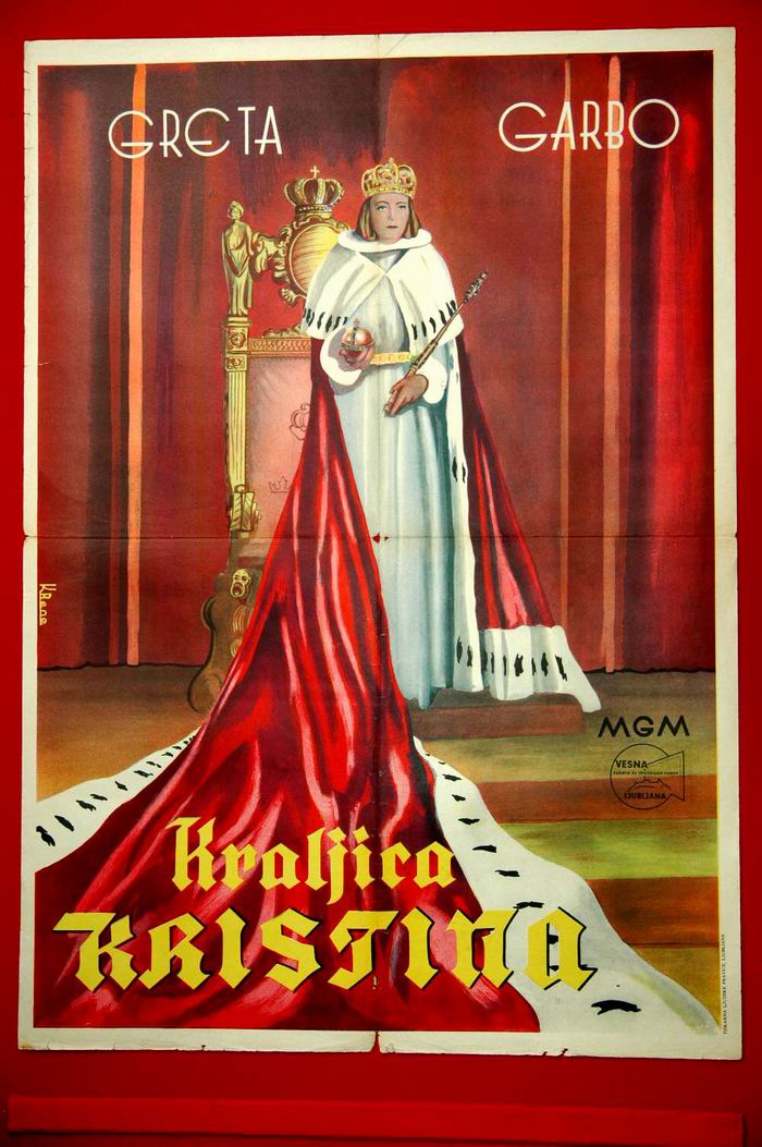 QUEEN CHRISTINA GRETA GARBO 33 RARE EXYU MOVIE POSTER
