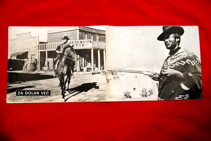 FOR A FEW $ EASTWOOD 1968 24PAGES RARE EXYU PRESS BOOK