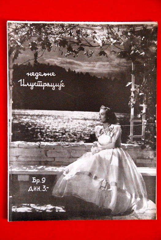 JOAN CRAWFORD ON COVER #2 1939 ULTRA RAR EXYU MAGAZINE