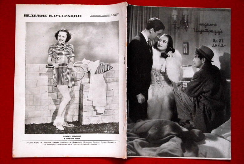 JOAN CRAWFORD AYRES STEWART COVER 1939 EXYU MAGAZINE