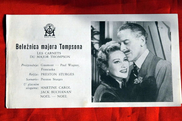 DIARY OF MAJOR MARTINE CAROL 55’ EXYU MOVIE PROGRAM