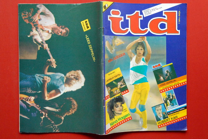 MICK JAGGER ROLLING STONES ON COVER 1982 EXYU MAGAZINE