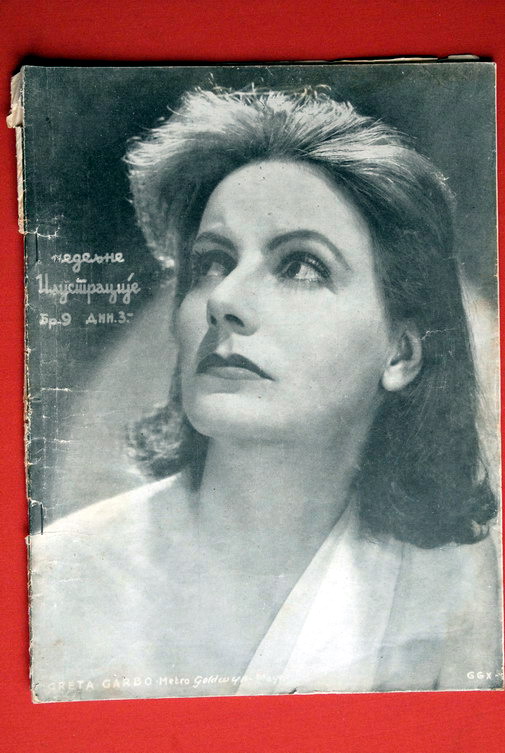 GRETA GARBO ON COVER LINDA DARNELL 1939 EXYU MAGAZINE