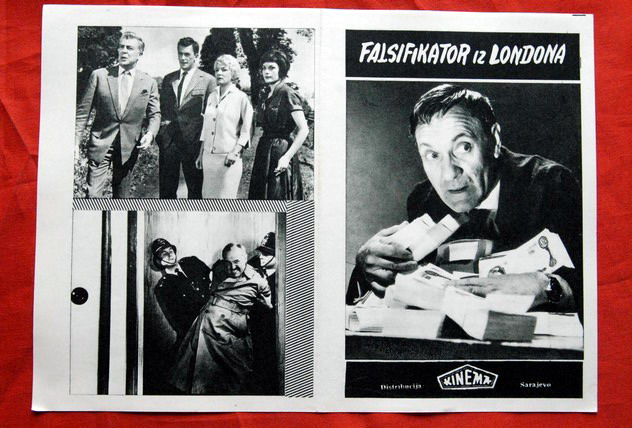 FORGER OF LONDON WALLACE REINL 1961 EXYU MOVIE PROGRAM