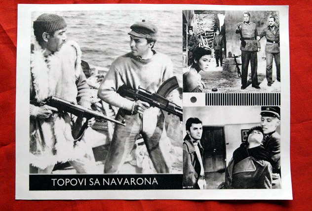 GUNS OF NAVARONE PECK QUINN 1961 EXYU MOVIE PROGRAM