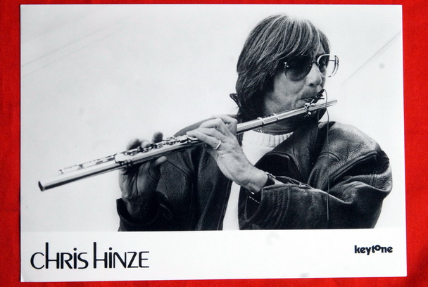 CHRIS HINZE DUTCH FLUTE JAZZ RARE VINTAGE PROMO PHOTO