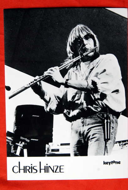 CHRIS HINZE DUTCH FLUTE JAZZ RARE VINTAGE PROMO PHOTO 2