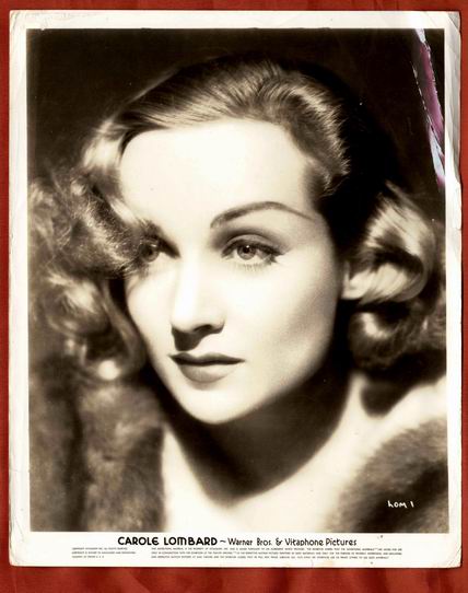 CAROLE LOMBARD ULTRA RARE PORTRAIT SILVER GELATIN PHOTO