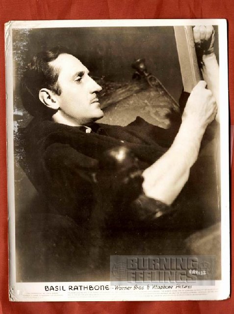 BASIL RATHBONE 30’ VERY RARE ORIGINAL VINTAGE PHOTO 23