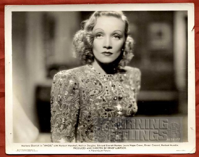 MARLENE DIETRICH FASHION ANGEL 1937 RARE VINTAGE PHOTO