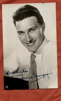 TERENCE MORGAN 50’ AUTOGRAPHED FACSIMILE ROTARY PHOTO