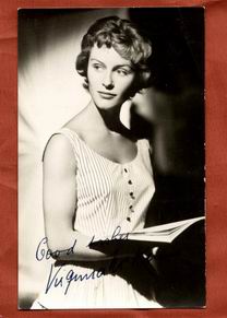 VIRGINIA McKENNA #1 RARE ORIGINAL VINTAGE SIGNED PHOTO