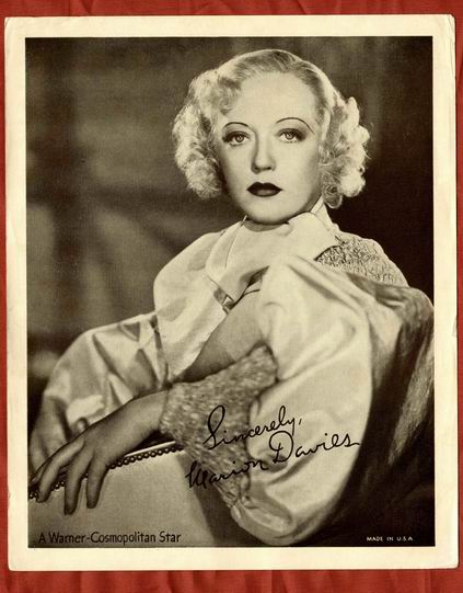 MARION DAVIES 30’ RARE ORIGINAL VINTAGE SIGNED PICTURE