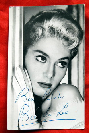 BELINDA LEE 50’ VERY RARE AUTOGRAPHED PROMO PHOTO