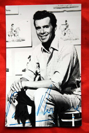 DIRK BOGARDE 50’ VERY RARE AUTOGRAPHED PROMO PHOTO