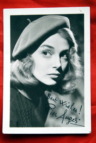 PIER ANGELI 50’ RARE AUTOGRAPHED PROMO PHOTO