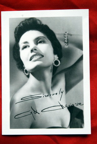 CYD CHARISSE 50’ RARE AUTOGRAPHED PROMO PHOTO