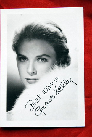 GRACE KELLY 50’ RARE AUTOGRAPHED PROMO PHOTO