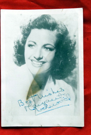 MARGARET LOCKWOOD 50’ RARE AUTOGRAPHED PROMO PHOTO #1