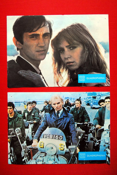 QUADROPHENIA WHO STING 1978 2xRARE EXYU LOBBY CARDS