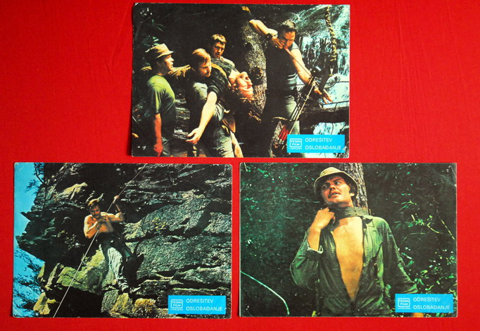 DELIVERANCE BURT REYNOLDS 1972 3xRARE EXYU LOBBY CARDS