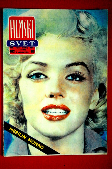 MARILYN MONROE ON COVER 1962 VERY RARE EXYU MAGAZINE