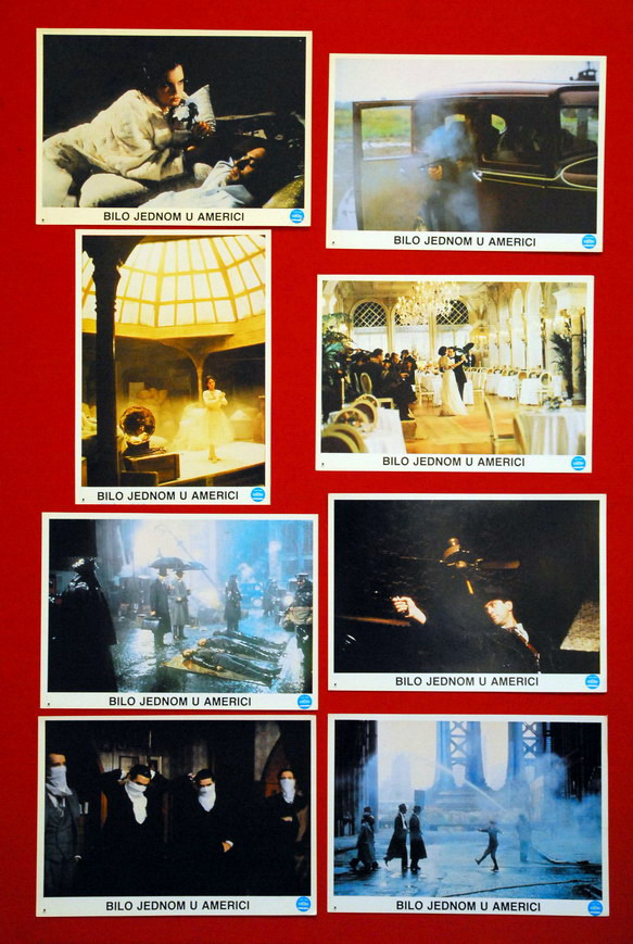 DE NIRO SERGIO LEONE ROBERT 86 8 MINT EXYU LOBBY CARDS